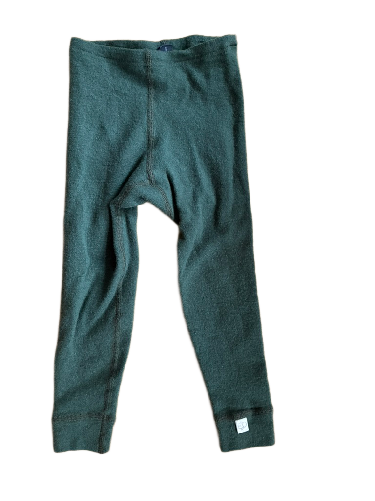 Gröna leggings i merinoull